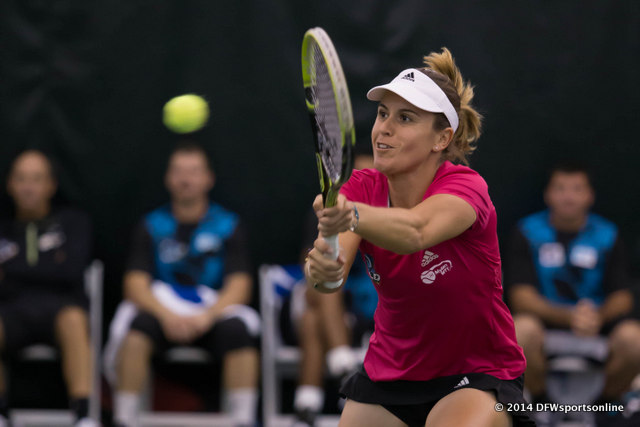 Anabel Medina Garrigues. Photo by George Walker for DFWsportsonline.com